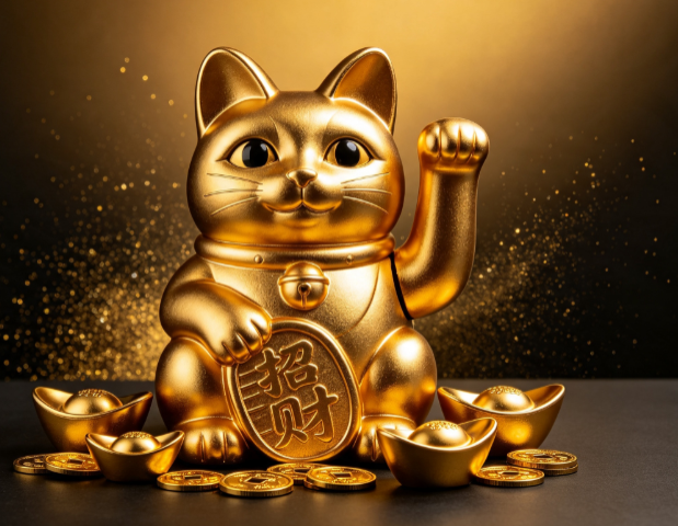 黄金招财猫