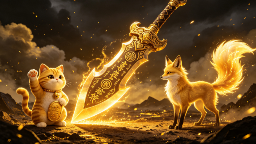 杀手锏+金狐狸+招财猫组合